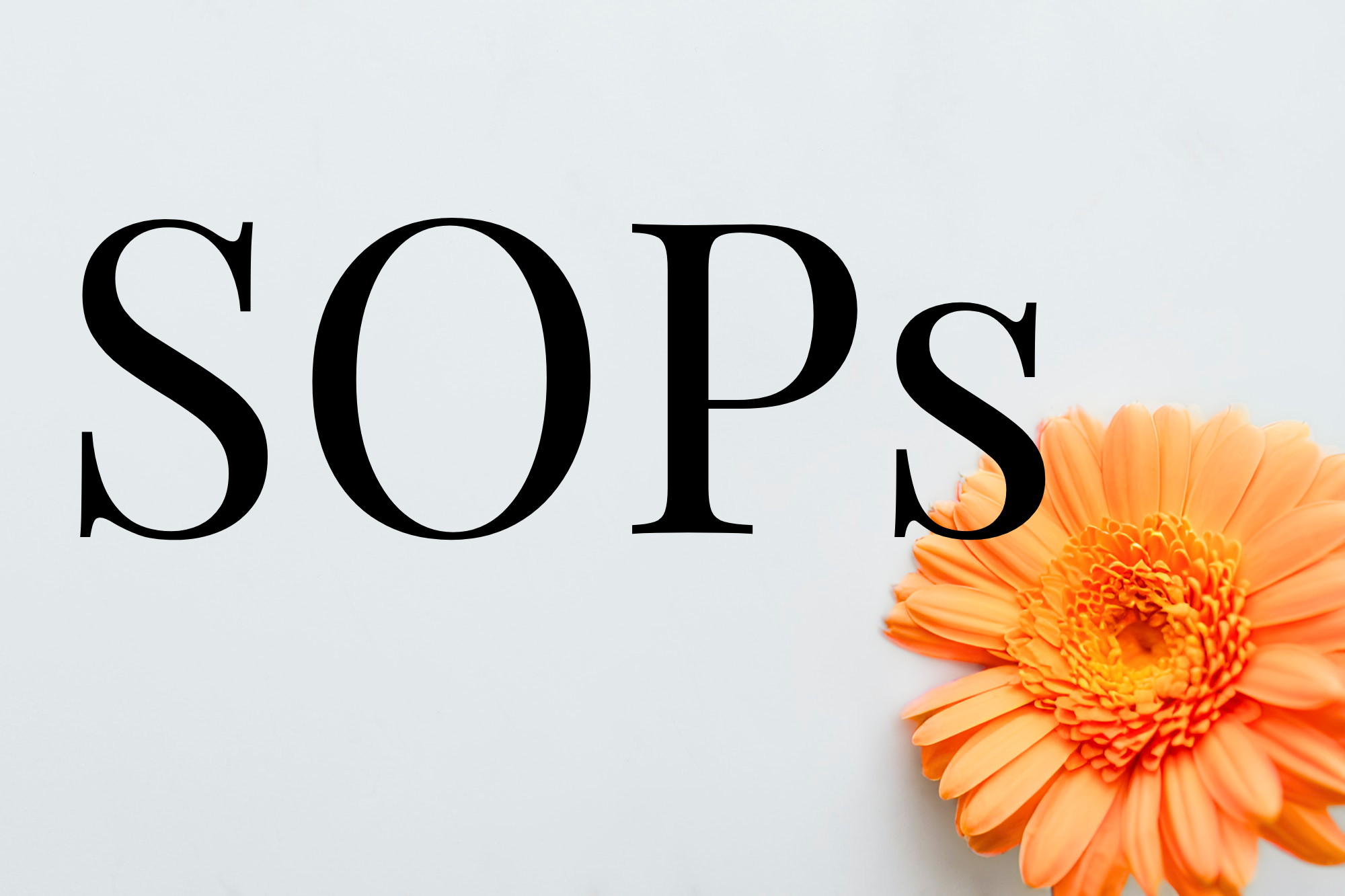 Standard Operating Procedures