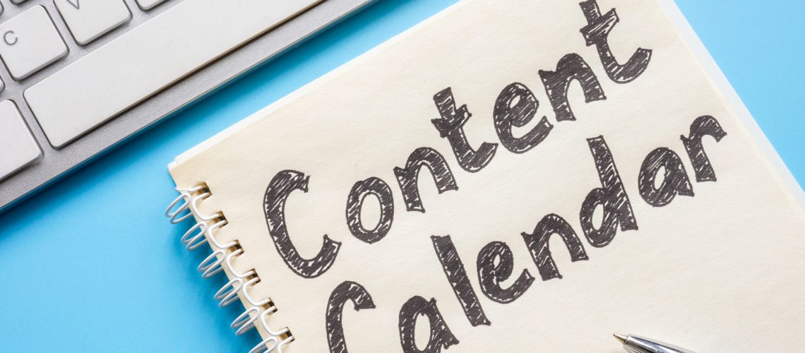 marketing content calendar