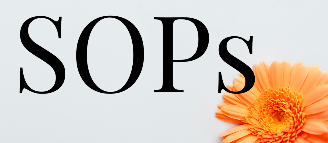 Standard Operating Procedures